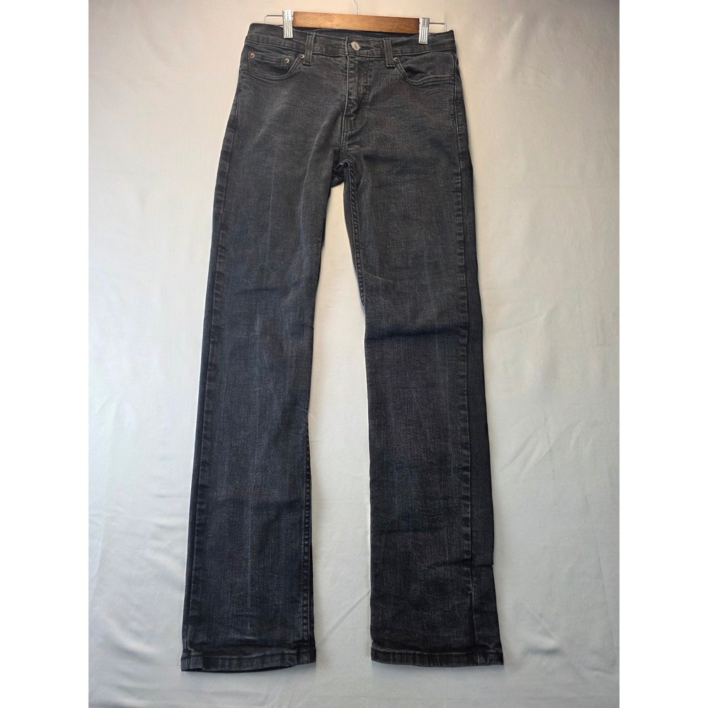 Levis 511 Slim Fit Jeans Mens 30x32 Faded Black Stretch Denim Pants